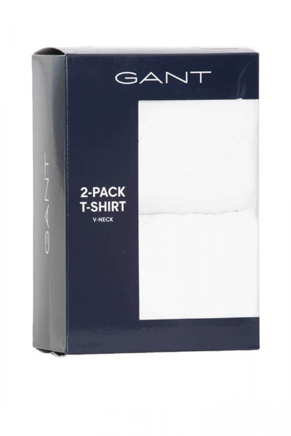 Gant Basic 2-pack V-neck T-Shirt - White