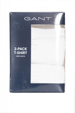 Gant Basic 2-pack Crew Neck T-Shirt - White