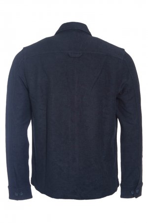 Morris Cornett Jersey Shirt Jacket - Old Blue