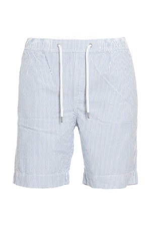 Morris Winward Seersucker Shorts - Light Blue