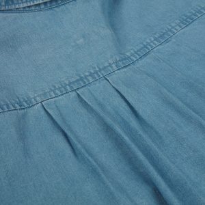 Stenströms Annelie Short Sleeved Shirt Tencel - Denim