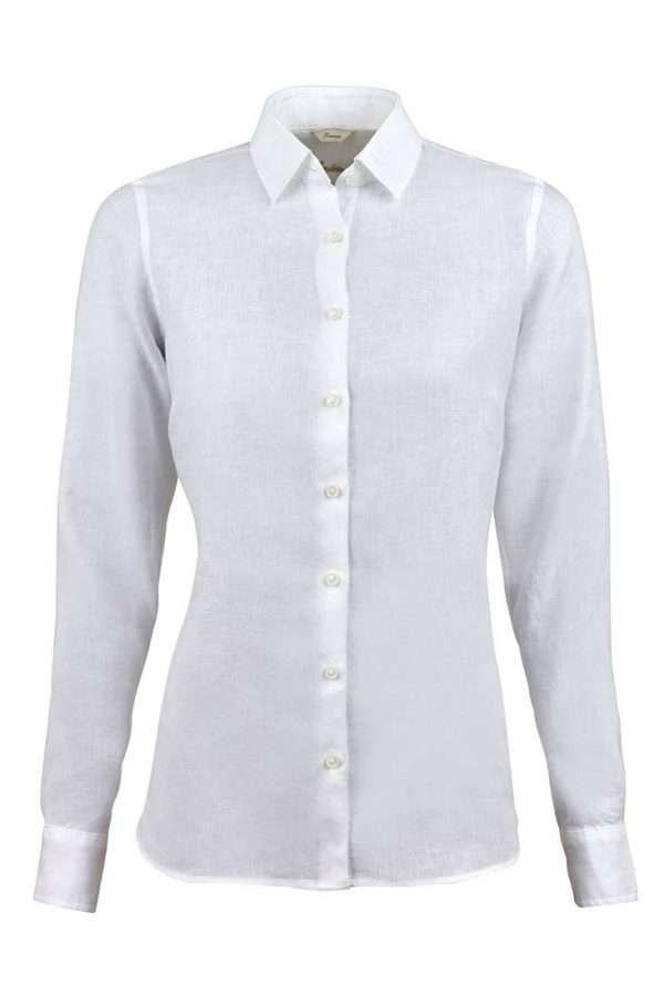 Stenströms Sofie Linen Shirt - White