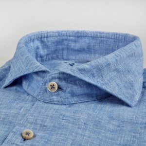 Stenströms Slimline Linen Shirt – Light Blue
