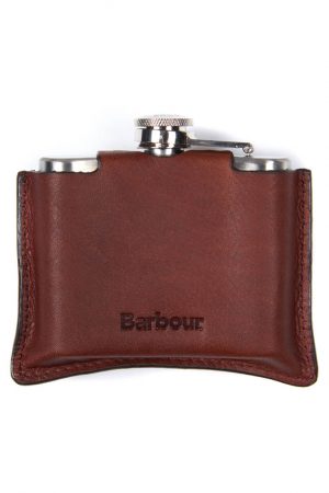 BARBOUR-MAC0344BR71-HINGED-HIPFLASK-1