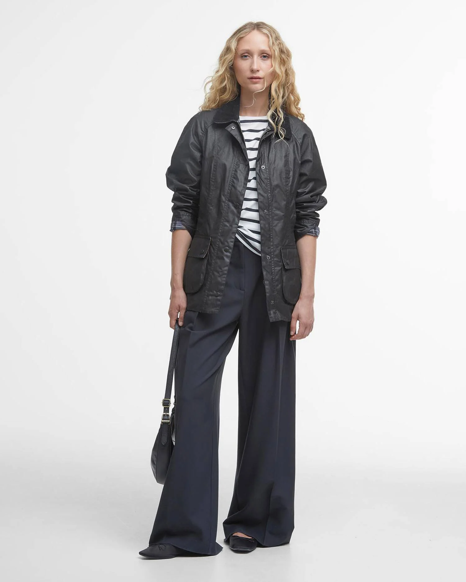 Barbour Beadnell Jacket - Black - Bild 4
