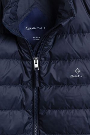 Gant Light Down Gilet - Evening Blue