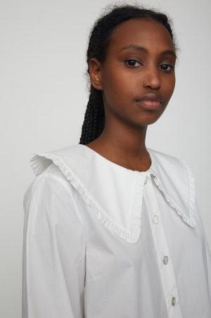 Just Female Eva Button Shirt - White
