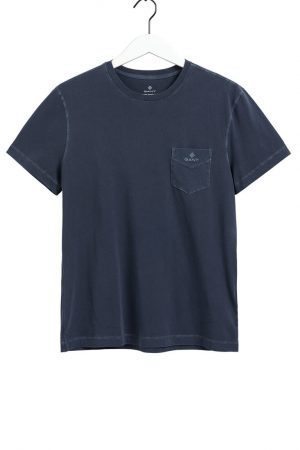 Gant D1 Sunfaded SS T-Shirt - Evening Blue