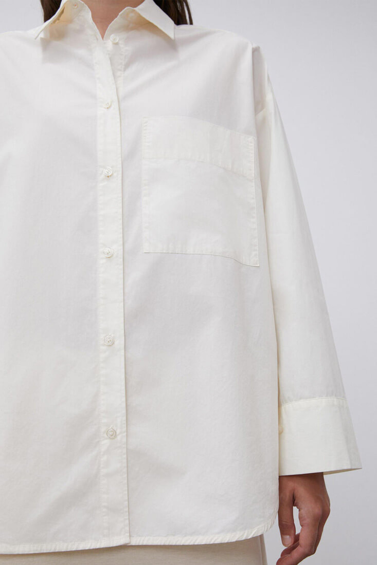 By Marlene Birger Derris Shirt - Whisper White - Bild 4