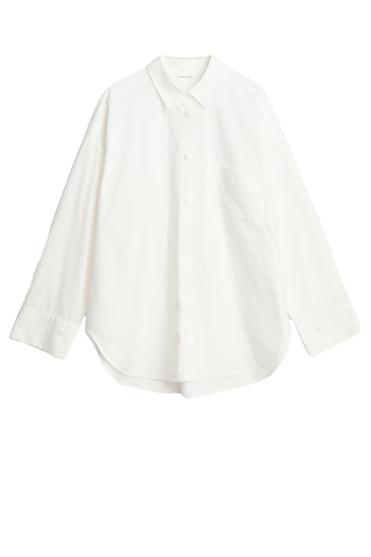 By Malene Birger Derris Shirt - Pure White