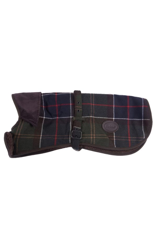 Barbour Wool Touch Dog Coat Tartan Johannesens Klädeshandel