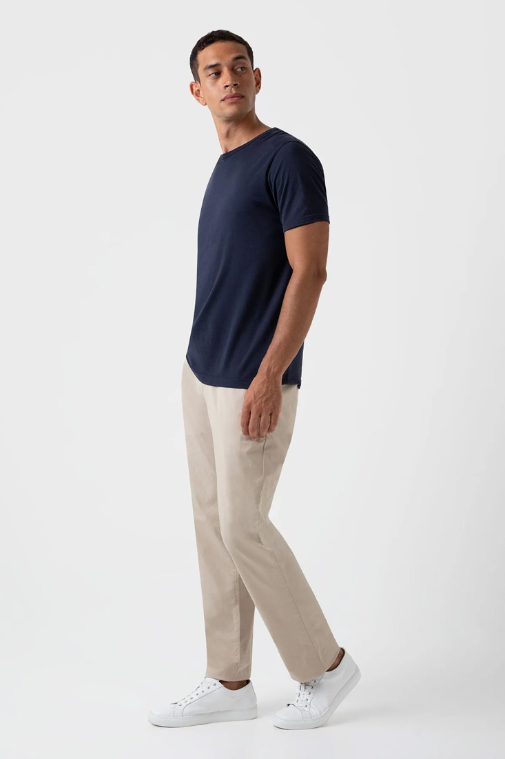Sunspel Classic T-shirt - Navy - Bild 4