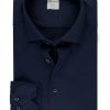 Stenströms Slimline Stretch Jerseyskjorta - Marinblå