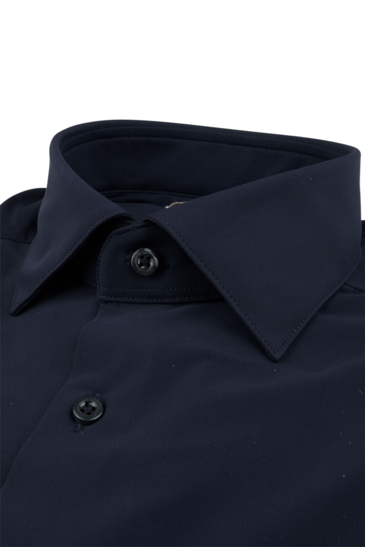 Stenströms Slimline Stretch Jerseyskjorta - Marinblå - Bild 2