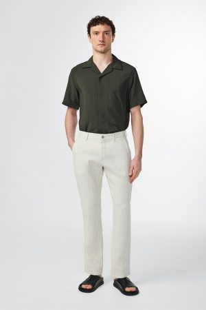 Alternative view of NN07 Theo Tailored Linnebyxa - Havre