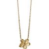 Muli Collection Midi Flower Necklace - Gold
