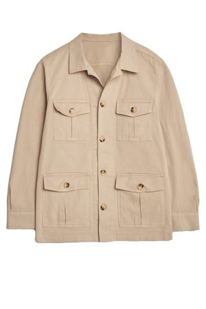 Oscar Jacobson Safari Jacket - Dusty Beige