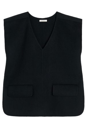By Malene Birger Cilia Vest - Black