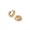 Muli Collection Hammered Hoops - Guld
