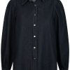 Neo Noir Jessa Denim Shirt - Dark Blue