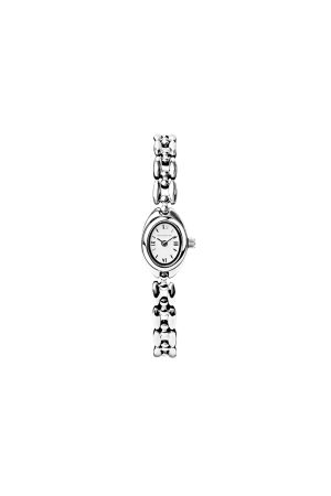 Muli Collection Heritage Oval Watch - Silver