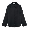 By Malene Birger Rosiannas Satin Shirt – Black