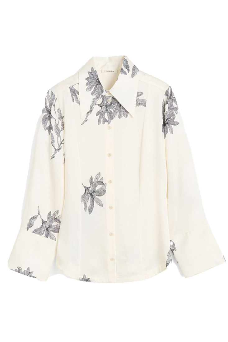 By Malene Birger - Rosiannas Satin Shirt - Floral Print