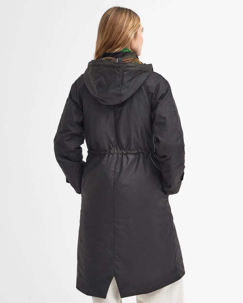 Barbour Long Cannich Wax - Olive - Bild 6