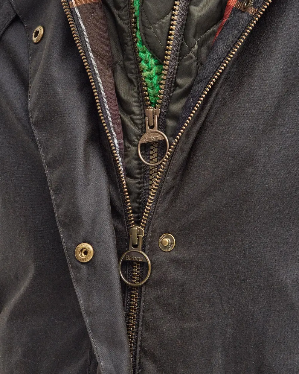 Barbour Long Cannich Wax - Olive - Bild 5