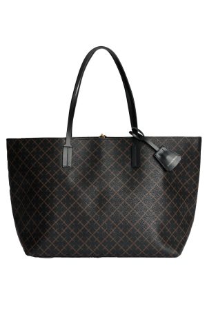 By Malene Birger Abigail Printed Tote Bag - Dark Brown