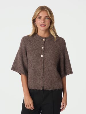 Alternative view of Neo Noir Benuta Fluffy Cardigan - Light Brown