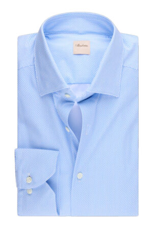 Stenströms Active Strechskjorta - Blå mönstrad