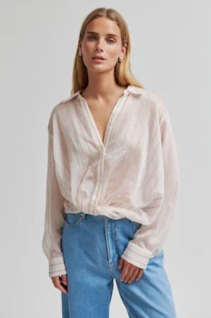 Alternative view of Second Female Chevy Twist Shirt - Creampuff