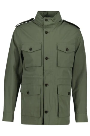 Gant Cotton 4 Pocket Jacket - Dry Herb Green