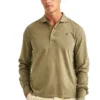 Morris Harland LS Polo Shirt - Olive