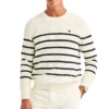 Morris Benedict Striped Oneck - Offwhite