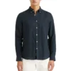Morris Douglas Linen Shirt Classic Fit - Blue