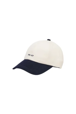NN07 Logo Cap - Raw Indigo