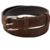 Nudie Jeans Dwayne Suede Belt - Dark Brown