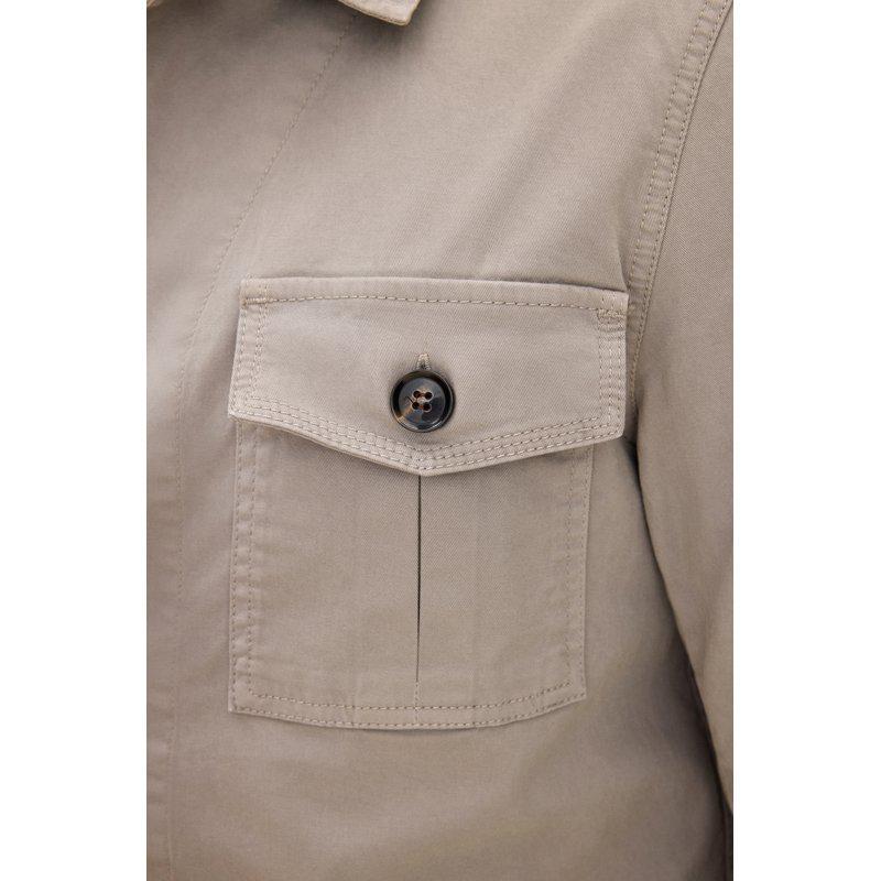 Oscar Jacobson Safari Shirt Jacket - Comfort Green - Bild 4