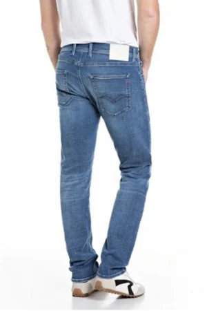 Alternative view of Replay Grover Jeans Hyperflex - Broken Twill Denim