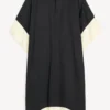 By Malene Birger Cicine Dress - Black White Color Block