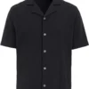 Oscar Jacobson Kirk Knitted Shirt - Night Blue