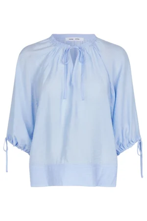 Samsøe Samsøe Samateran SS Blouse - Windsurfer