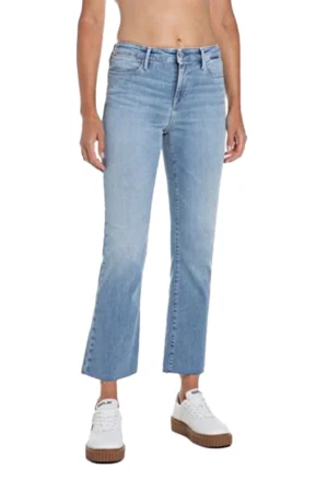 Replay Zolie Flare Jeans High Waist - Ljus Denim