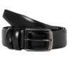 By Axel Plain leather Belt - Black