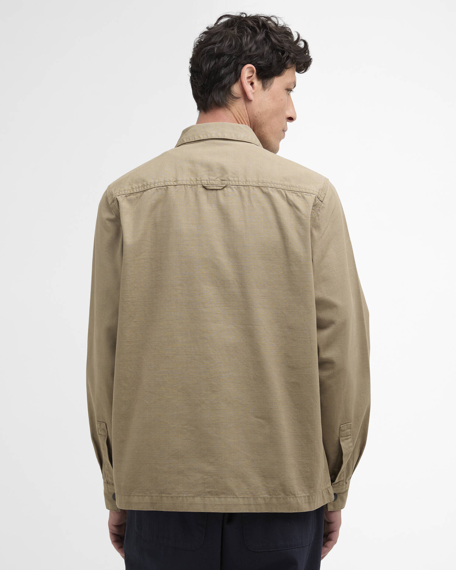 Barbour Draftmen Overshirt - Grey Olive - Bild 3