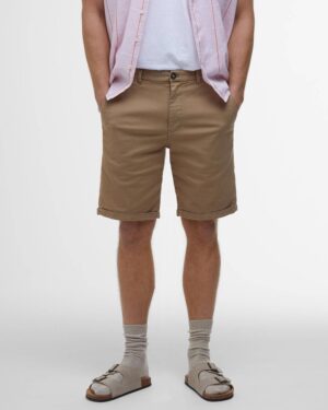 Alternative view of Barbour Washed Twill Chino Shorts - Stone