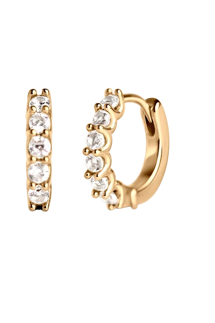 Muli Collection Ora Huggie 2mm - Gold