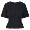 Neo Noir Annegret Poplin Blouse - Navy